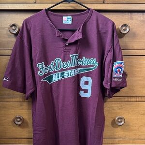 Russell Athletic Maroon Fort Des Moines Tee
